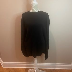 Tristan Black Knit Sweater